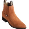 Original Michel Boot Co. Suede Charro Ankle Boot - Rubber Sole