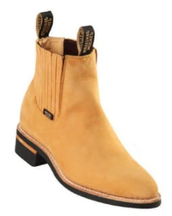 Original Michel Boot Co. Suede Charro Ankle Boot - Natural Edge Rubber Sole 9 Original Michel Boot Co. Suede Charro Ankle Boot - Natural Edge Rubber Sole -Suit Discount Store ORB H64C SU HN 17961.1520537132