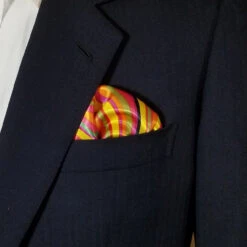 Antonio Ricci 2-in-1 Pouf Round Pocket Square - Orange Swirl 11 Antonio Ricci 2-in-1 Pouf Round Pocket Square - Orange Swirl -Suit Discount Store Orange Swirl 5 07316.1651698919