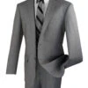 Vinci 2-Button Grey Classic Suit - Slim Fit