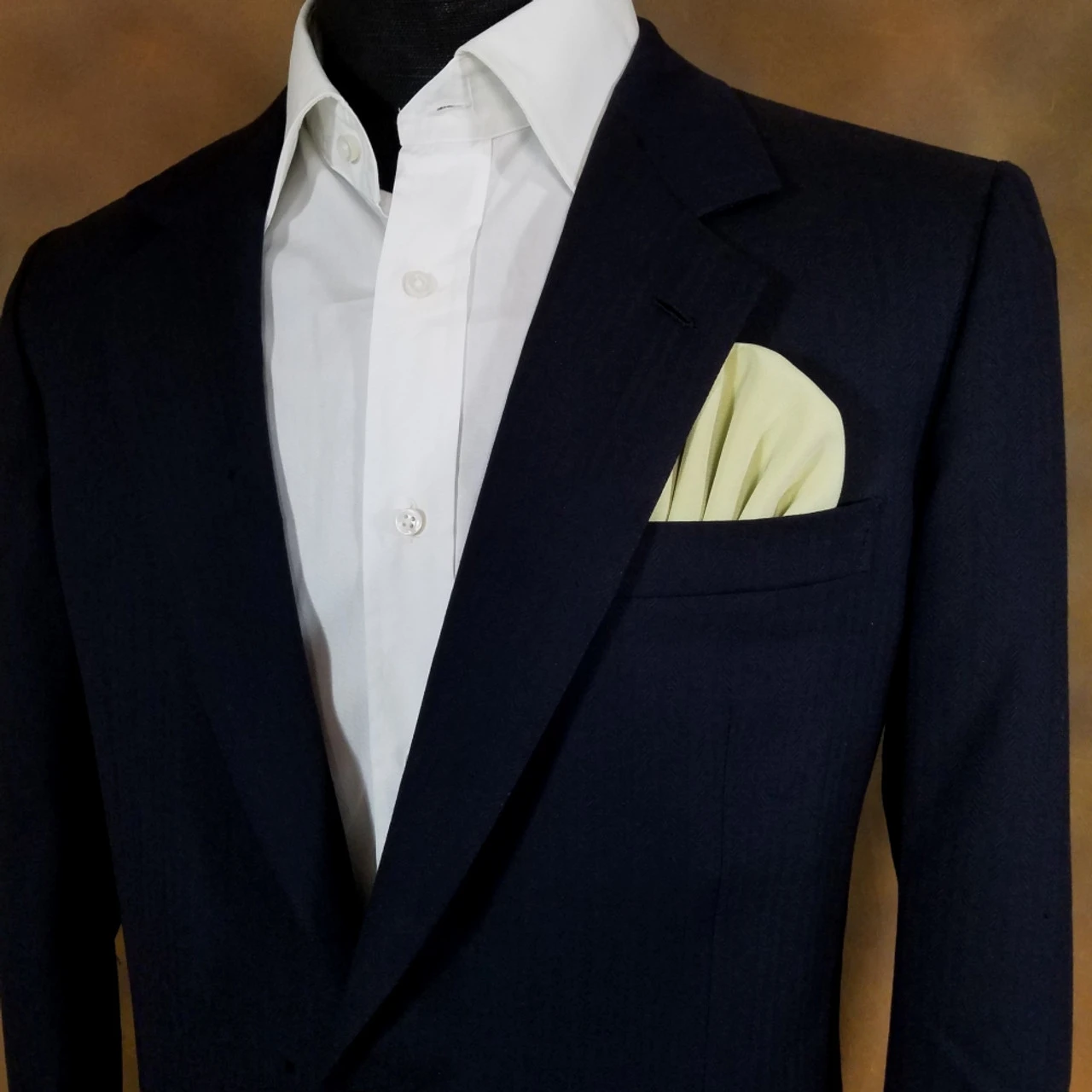 Sage Green 100% Silk Pre-Folded Pocket Square Insert 2 Sage Green 100% Silk Pre-Folded Pocket Square Insert - Image 2