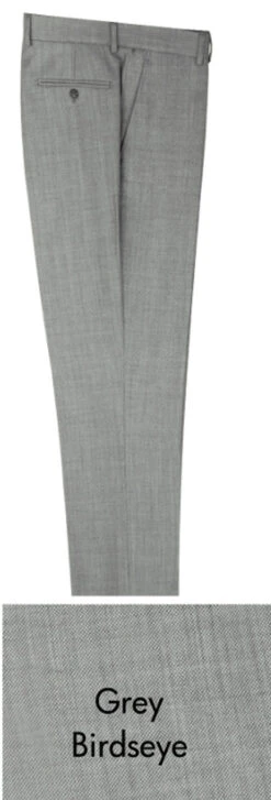 Tiglio 100% Italian Wool Modern Fit Slacks - 14 Colors -Suit Discount Store TGL PT 2560 grybirdeye 80494.1527018253