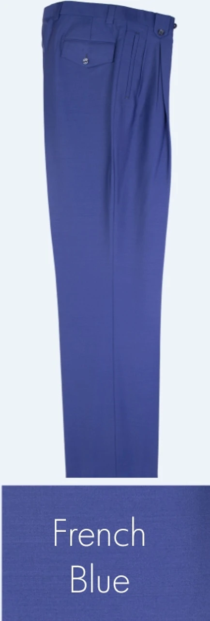 Tiglio 100% Wool Pleated Wide-Legged Slacks 6 Tiglio 100% Wool Pleated Wide-Legged Slacks - Image 6