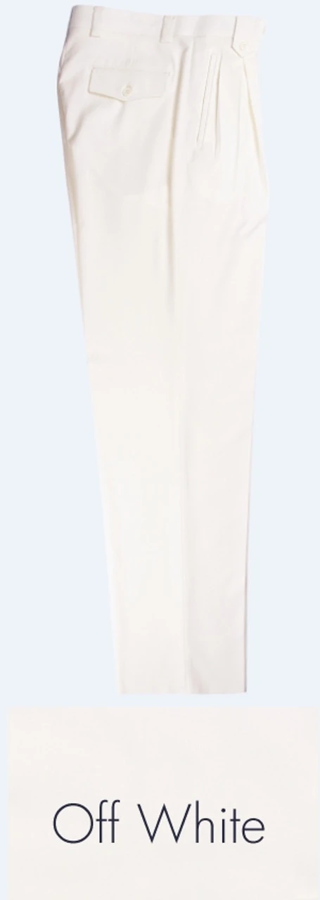 Tiglio 100% Wool Pleated Wide-Legged Slacks 2 Tiglio 100% Wool Pleated Wide-Legged Slacks - Image 2