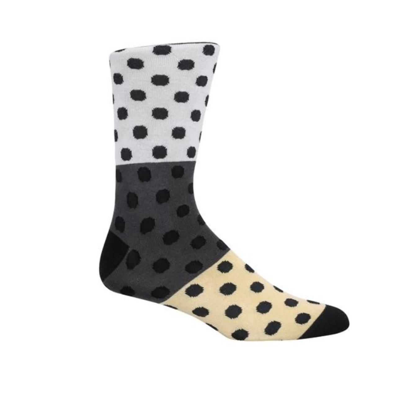 ThreadJar Premium Cotton & Spandex Socks - Multi Color Dot Design 1 ThreadJar Premium Cotton & Spandex Socks - Multi Color Dot Design