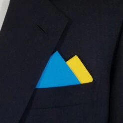 Ukraine Flag Color - Men's Cotton Pre-folded Pocket Square Handkerchief Insert 11 Ukraine Flag Color - Men's Cotton Pre-folded Pocket Square Handkerchief Insert -Suit Discount Store Ukraine2 35074.1677102147