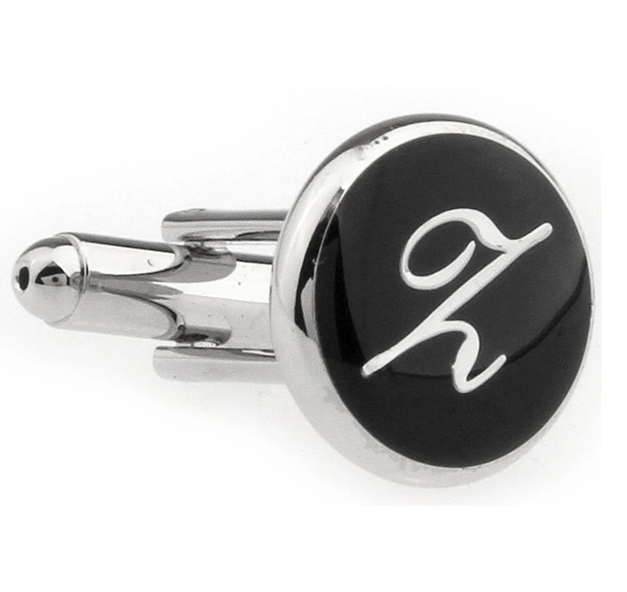 Personalized Initial Cufflinks Letter Z (V-CF-1684BS-Z) 1 Personalized Initial Cufflinks Letter Z (V-CF-1684BS-Z)