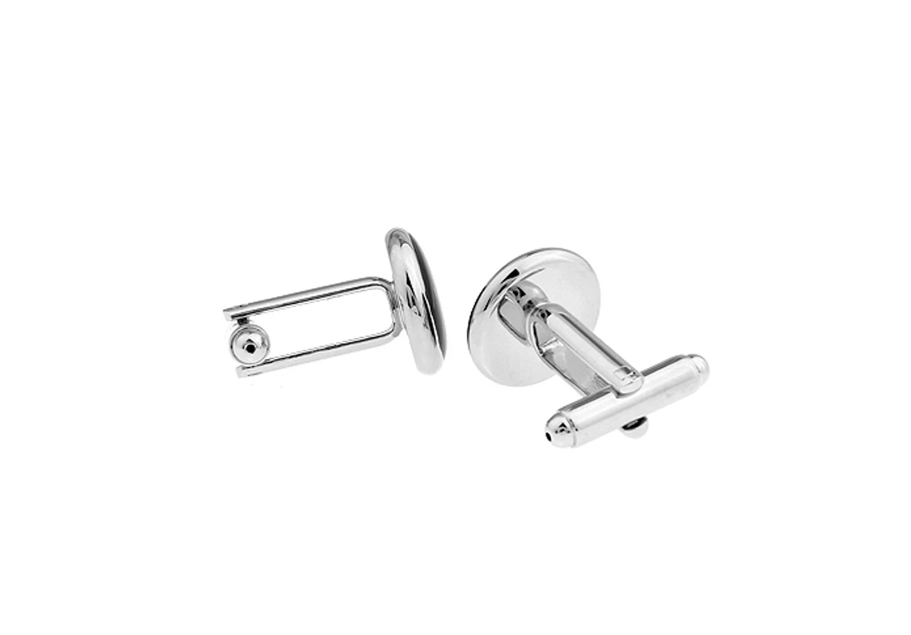 Personalized Initial Cufflinks Letter N (V-CF-1684BS-N) 2 Personalized Initial Cufflinks Letter N (V-CF-1684BS-N) - Image 2