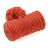 Dark Orange Silk-Knotted Knob Cufflinks (V-CF-40160)