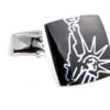 Abstract Statue Of Liberty New York Cufflinks (V-CF-52679)