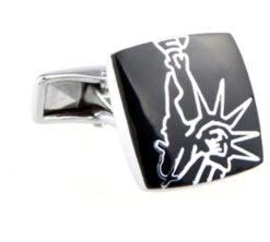 Abstract Statue Of Liberty New York Cufflinks (V-CF-52679)
