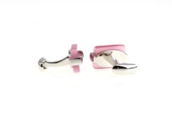 Large Pink Cat's Eye Cufflinks (V-CF-56306P-S) -Suit Discount Store V CF 56306P S 2 65360.1534919884