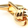 Small Gold Love Knot Cufflinks (V-CF-56532-G)