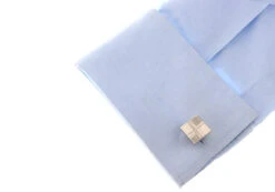 Square Panel Silver Cufflinks (V-CF-63745) 5 Square Panel Silver Cufflinks (V-CF-63745) -Suit Discount Store V CF 63745 3 48599.1535034854