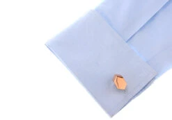 Geometric Rose Gold Cufflinks (V-CF-67559-RG) -Suit Discount Store V CF 67559 RG 2 52816.1534454817