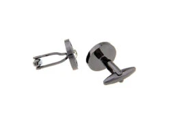 Diamond Crystal Round Tungsten Cufflinks (V-CF-C68396-T) -Suit Discount Store V CF C68396 T 3 27780.1522705329