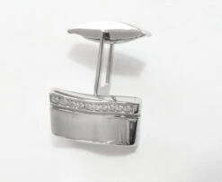 Stainless Steel Swivel Swarovski® Crystal Cufflinks (V-CF-C800C) -Suit Discount Store V CF C800C 3 74075.1609280941