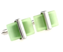 Green Cat's Eye Stone Cufflinks (V-CF-G50673GR) 5 Green Cat's Eye Stone Cufflinks (V-CF-G50673GR) -Suit Discount Store V CF G50673GR 81230.1535099081