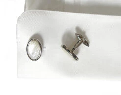 Laser Engraved Mother Of Pearl Cufflinks (V-CF-G60656) -Suit Discount Store V CF G60656 2 83895.1534731971