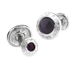 Double Purple Cat's Eye Stone Ornate Bar Cufflinks (V-CF-G61743PR-S) 6 Double Purple Cat's Eye Stone Ornate Bar Cufflinks (V-CF-G61743PR-S) -Suit Discount Store V CF G61743PR S 75380.1535193359