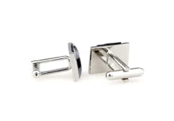 Black Onyx And Mother Of Pearl Cufflinks (V-CF-G61996) -Suit Discount Store V CF G61996 2 65264.1549867999