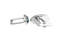 Blue & Green Murano Millefiori Floral Glass Cufflinks (V-CF-G64638-1-S) -Suit Discount Store V CF G64638 1 S 2 95793.1534796714