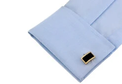 Gold Chain Design With Black Onyx Cufflinks (V-CF-G703-G) 5 Gold Chain Design With Black Onyx Cufflinks (V-CF-G703-G) -Suit Discount Store V CF G703 G 3 96402.1550175908