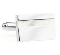 Mother Of Pearl Insert Cufflinks (V-CF-G70774MP)