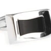 Black Onyx Insert Cufflinks (V-CF-G8054B-S)