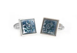 Intricate Turquoise Blue Mosaic Mother Of Pearl Cufflinks (V-CF-G8077BL) 6 Intricate Turquoise Blue Mosaic Mother Of Pearl Cufflinks (V-CF-G8077BL) -Suit Discount Store V CF G8077BL 3 85145.1535051055