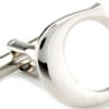 Large Personalized Initial Cufflinks - Letter C - Plus Your Choice (V-CF-M17046S-LT-C)