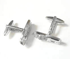 Power Boat Silver Cufflinks (V-CF-M51582S) -Suit Discount Store V CF M51582S 2 23612.1535417893
