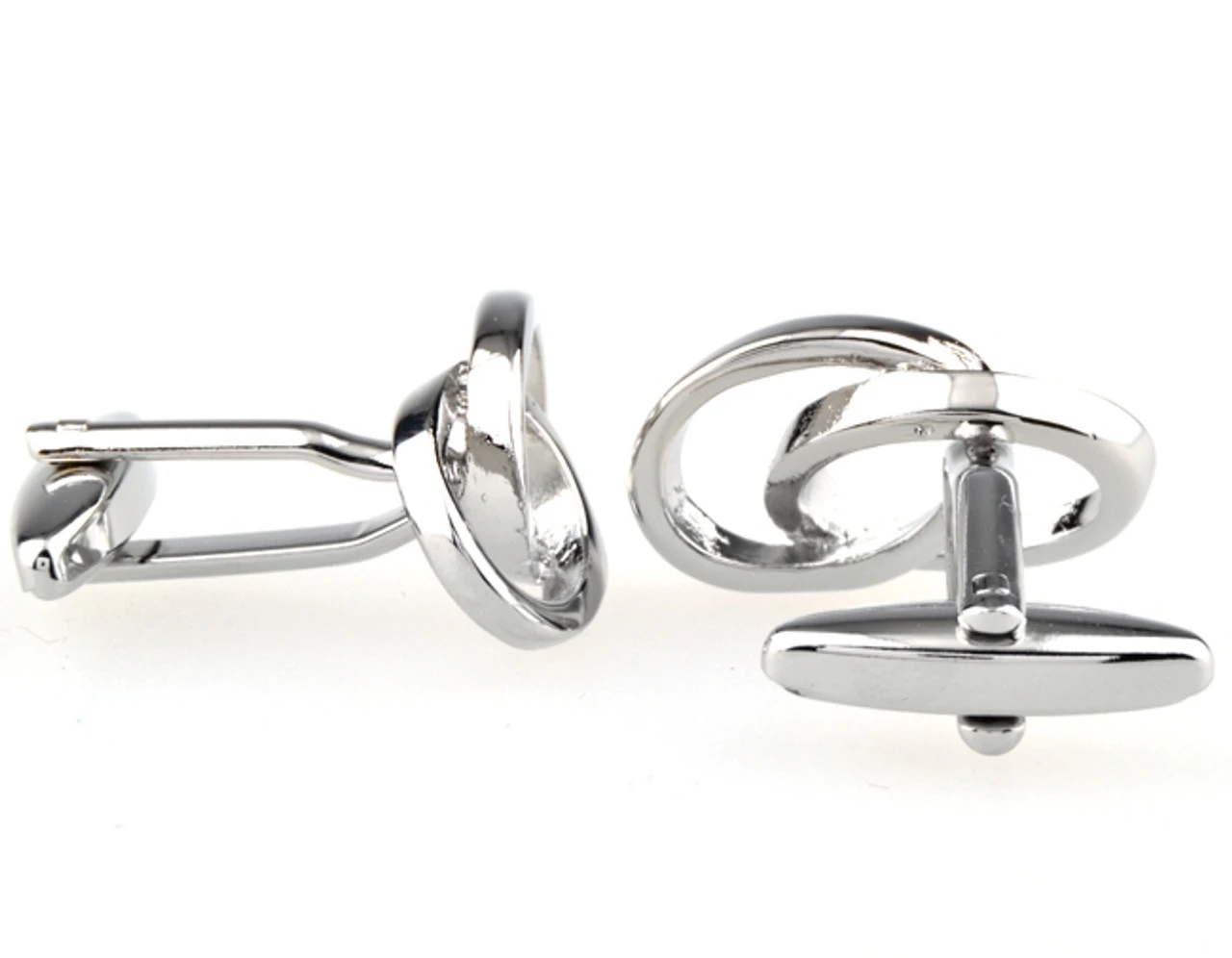 Silver Link Cufflinks (V-CF-M52642-S) 3 Silver Link Cufflinks (V-CF-M52642-S) - Image 3