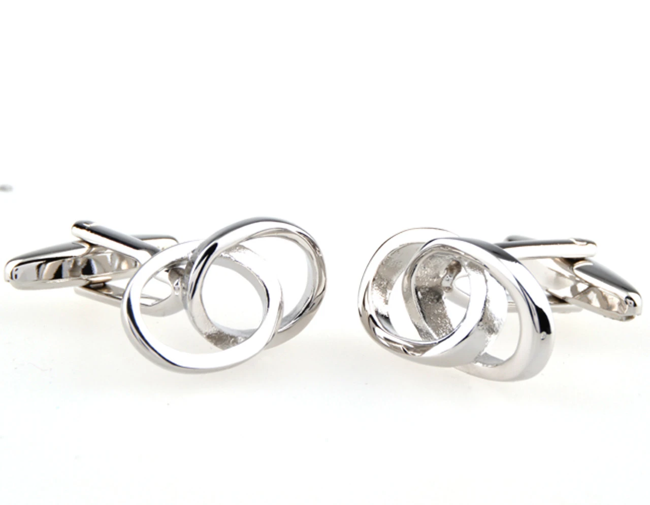 Silver Link Cufflinks (V-CF-M52642-S) 2 Silver Link Cufflinks (V-CF-M52642-S) - Image 2