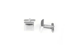 Silver Square Cufflinks (V-CF-M55863S) -Suit Discount Store V CF M55863S 2 00389.1535157688