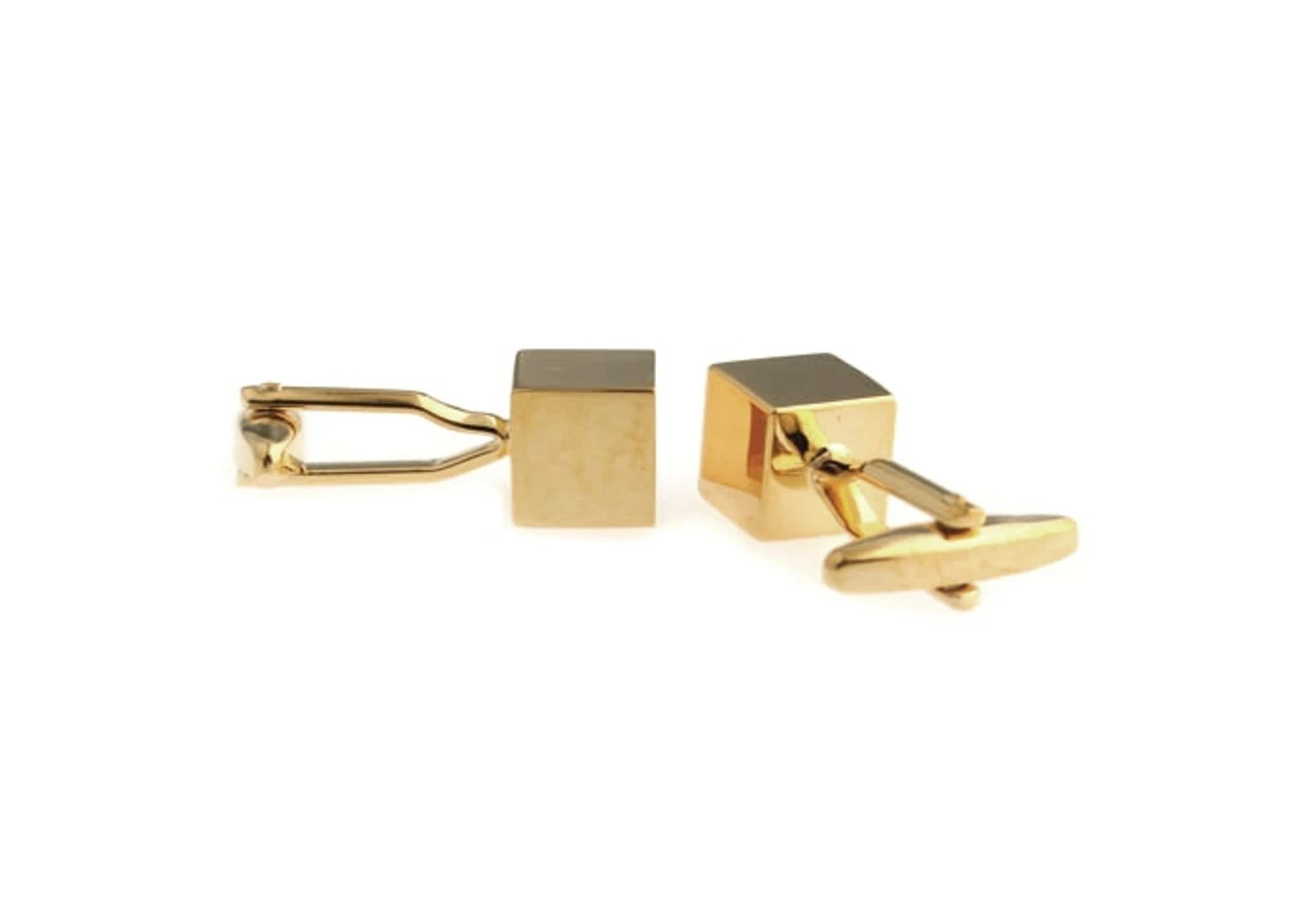 Large Cube Cufflinks (V-CF-M62756G) 2 Large Cube Cufflinks (V-CF-M62756G) - Image 2