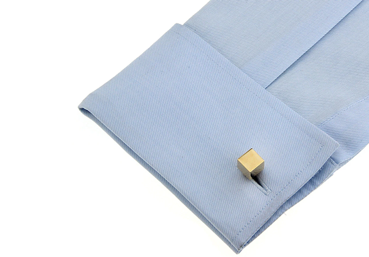 Large Cube Cufflinks (V-CF-M62756G) 3 Large Cube Cufflinks (V-CF-M62756G) - Image 3