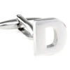 Personalized Initial Cufflinks Letter D (V-CF-M7658S-LT-D)
