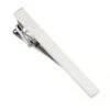 Silver Tie Bar Clip - Linear