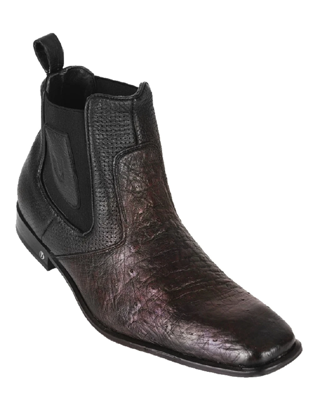 Vestigium Genuine Smooth Ostrich & Calf Ankle Dress 1 Vestigium Genuine Smooth Ostrich & Calf Ankle Dress