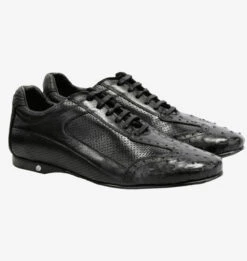 Vestigium Genuine Ostrich Quill & Calf Weekend Sneaker