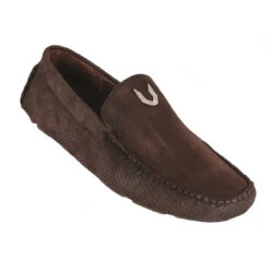 Vestigium Genuine Suede Moc Driver Loafer