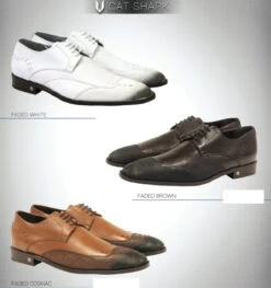 Vestigium Genuine Cat Shark & Calf Faded Tone Oxford Dress Shoe -Suit Discount Store VGM 7ZV0185F Colors 73355.1520199168