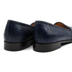 Zelli 100% Caiman Crocodile Italian Penny Loafer - Navy Blue 11 Zelli 100% Caiman Crocodile Italian Penny Loafer - Navy Blue -Suit Discount Store ZEL CRC 11 119 BL 5 98544.1675108175