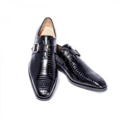 Zelli 100% Genuine Lizard Monk Strap Italian Dress Shoe -Suit Discount Store ZEL LZ 54 505 B 2 05395.1519761563