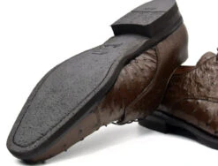 Zelli Italian 100% Genuine Ostrich Quill Cap Toe Dress Shoe -Suit Discount Store ZEL OST 23 538br 5 98958.1676671220