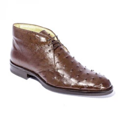 Zelli 100% Genuine Ostrich Quill Ankle Tie Chukka Boot -Suit Discount Store ZEL OST 43 594 64987.1676658200