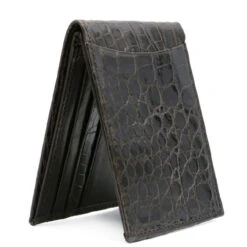 Zelli Genuine Crocodile Bi-Fold Wallet - Dark Brown -Suit Discount Store ZELW 81 540 3 41738.1677015432