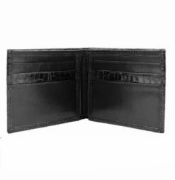 Zelli Genuine Crocodile Bi-Fold Wallet - Black -Suit Discount Store ZELW 81 540 b 4 93844.1677015861