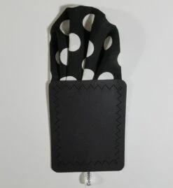 Large Black Polka Dots - 100% Cotton Pre-Folded Pocket Square Insert -Suit Discount Store bigdots2 89672.1652992102